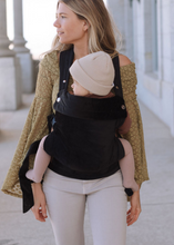 Load image into Gallery viewer, Black Velvet Baby Carrier