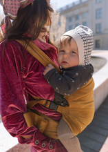 Load image into Gallery viewer, Gold Velvet Baby Carrier
