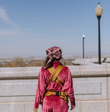 Load image into Gallery viewer, Gold Velvet Baby Carrier