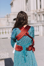 Load image into Gallery viewer, Bordeaux Velvet Baby Carrier