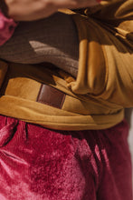 Load image into Gallery viewer, Gold Velvet Baby Carrier