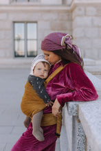 Load image into Gallery viewer, Gold Velvet Baby Carrier