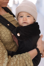Load image into Gallery viewer, Black Velvet Baby Carrier