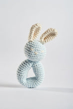 Load image into Gallery viewer, Organic Baby Toy - Rattle | Blue Bunny