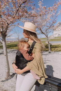 Black Velvet Baby Carrier